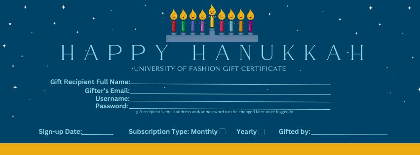 UoF Hanukkah gift certificate template 