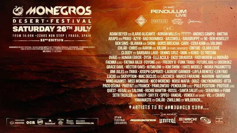 Monegros Desert Festival 2025 Lineup Revealed: Everything You Need to Know