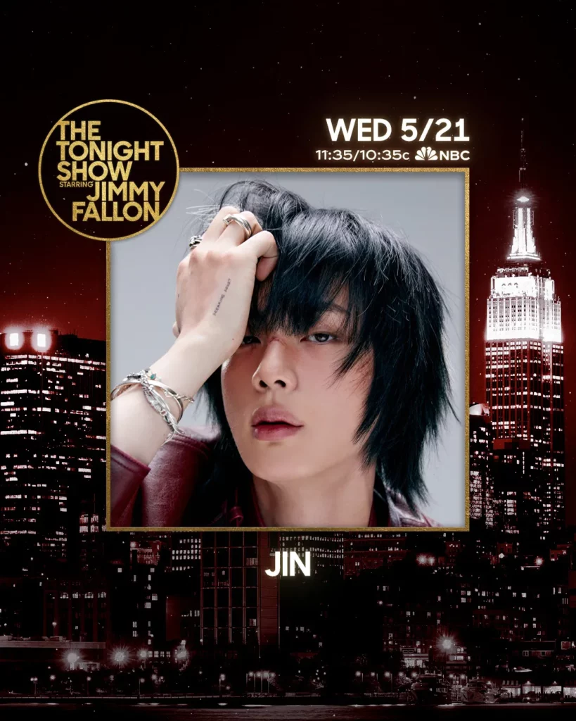 BTS’ Jin Set to Join Jimmy Fallon on ‘The Tonight Show’ Next Week