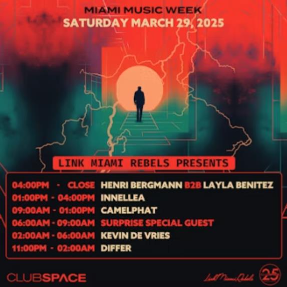 EDMTunes Miami Music Week 2025 Events Guide: Saturday