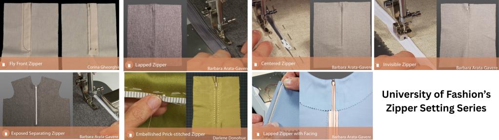 UoF's zipper-setting lessons