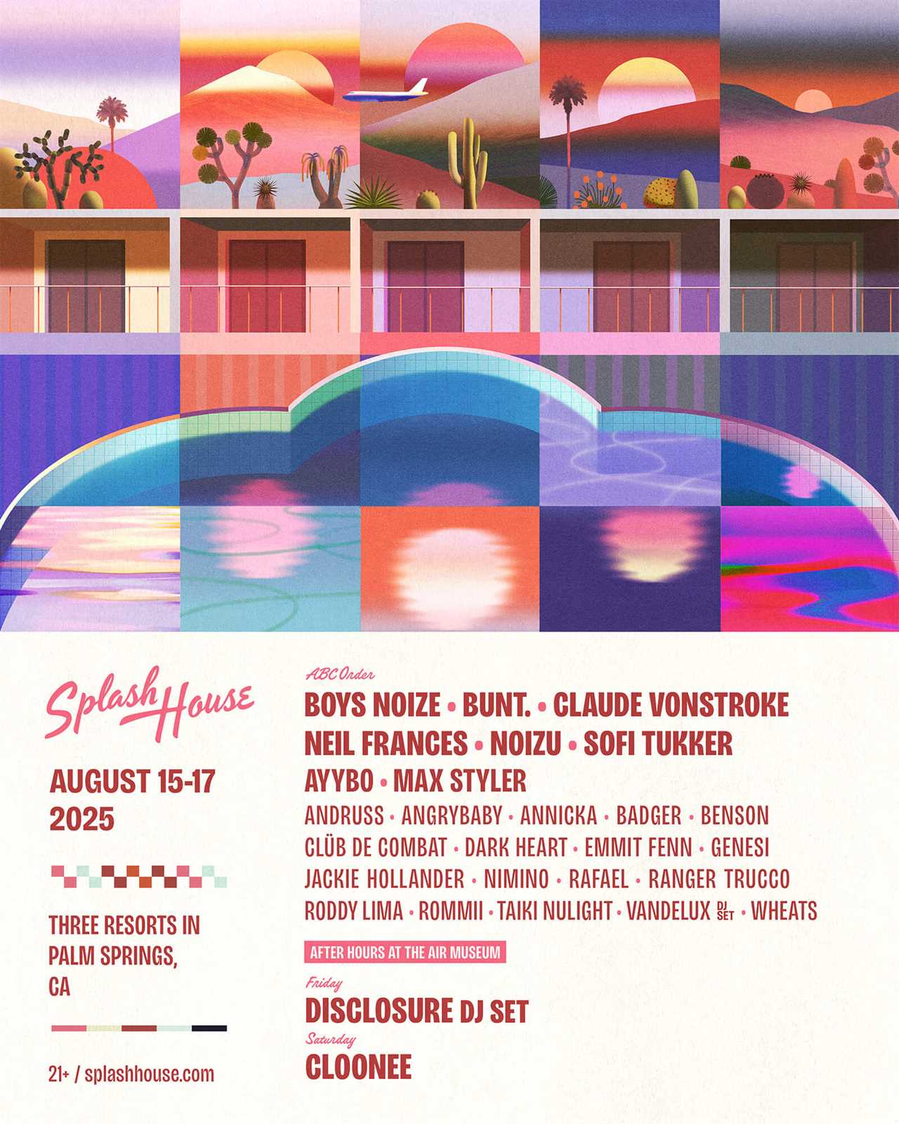 Splash House Announces Weekend Lineups for 2025