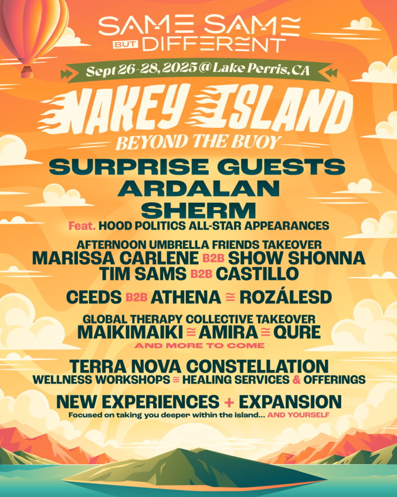 Hidden Island Parties Return to Lake Perris as SSBD Announces the Return of Nakey Island