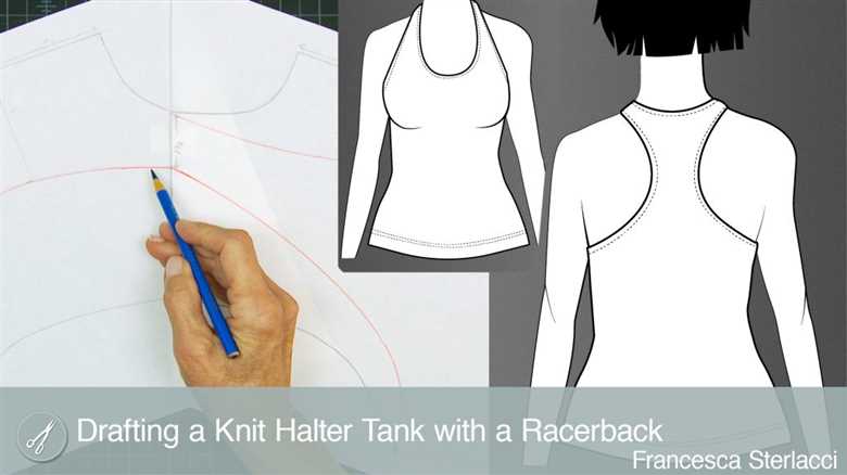 Announcing Our Newest Lesson: Drafting a Knit Halter Tank with a Racerback