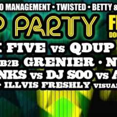 TOMORROW: POP UP PARTY Featuring: Fort Knox Five Vs. QDUP, PUMPKIN, MAX ULIS, GRENIER, NEIGHBOUR, J*LABS, DUNKS, SOO + MORE