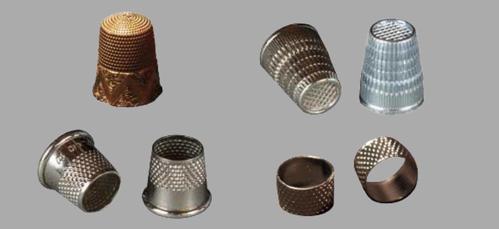 Assorted thimbles