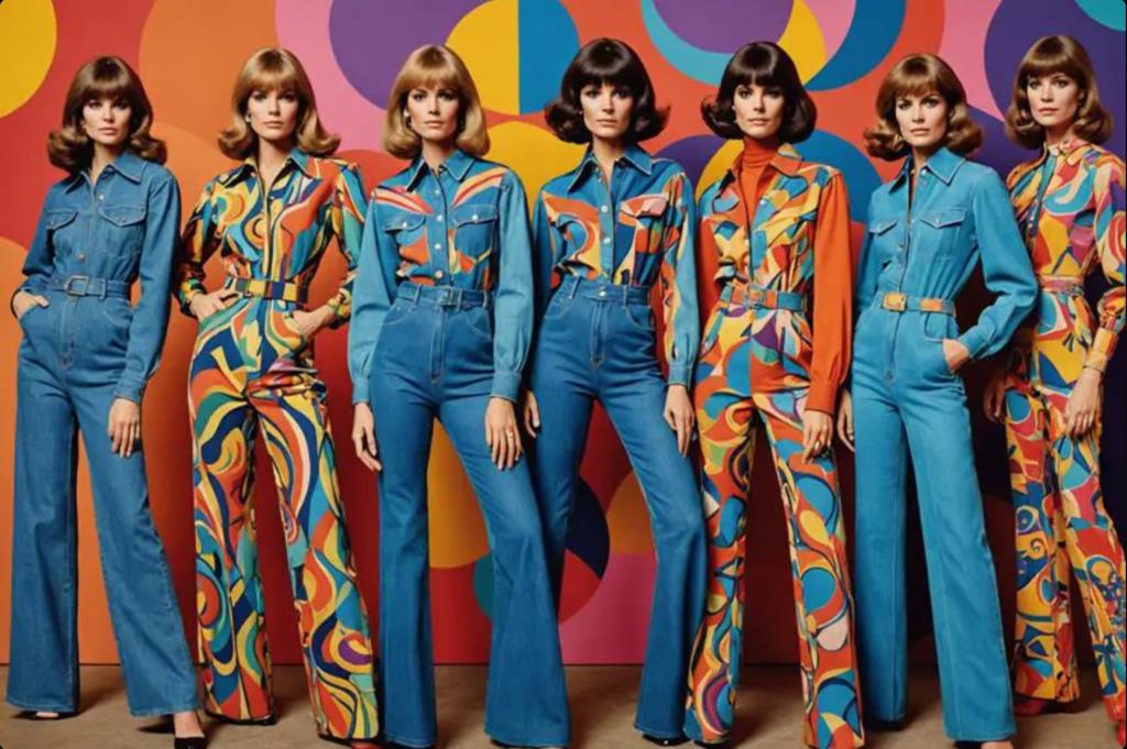 images of 1960s jumpsuits