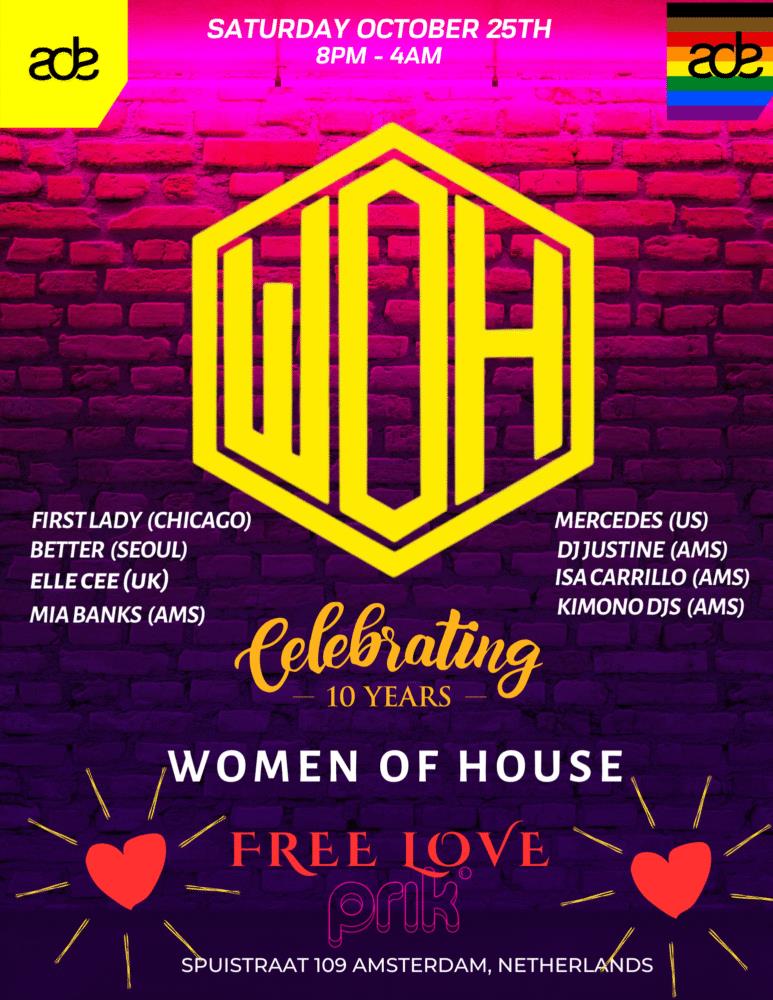 Amsterdam Dance Event 2025 Saturday Women of House Music