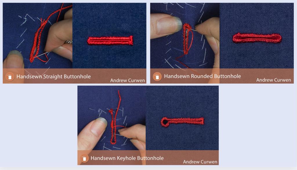 images of 3 lessons on buttons 