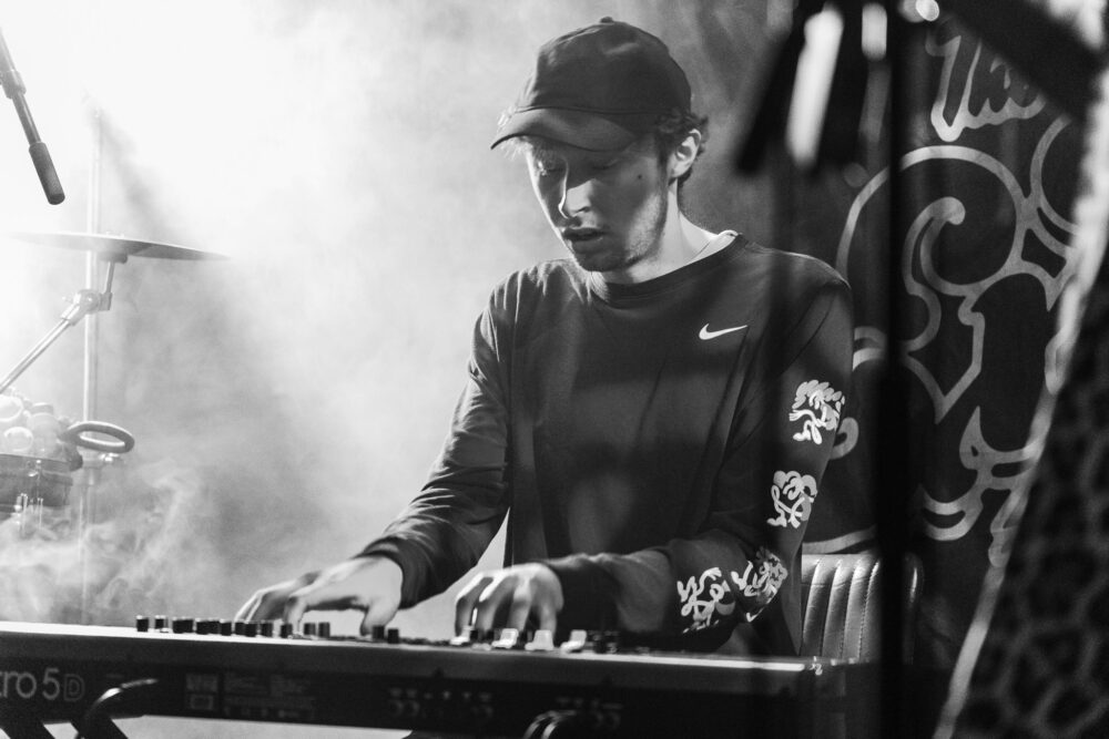 Tom O’Brien on the keys for Golden Gate at Jazz Cafe