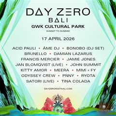 Damian Lazarus Brings Day Zero to Bali in 2026