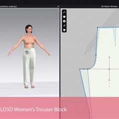 Announcing Our Newest Lesson: Drafting a CLO 3D Women’s Trouser Block