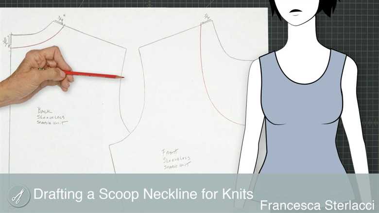 Announcing Our Newest Lesson: Drafting a Scoop Neckline for Knits