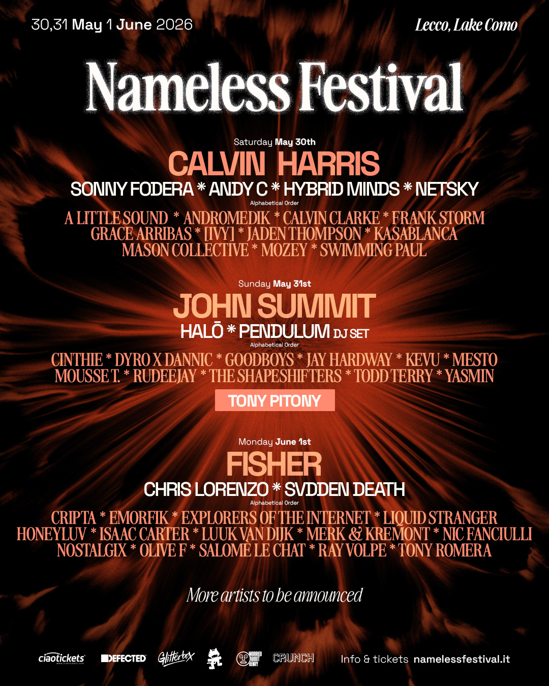 Nameless Festival 2026 Lineup Announced