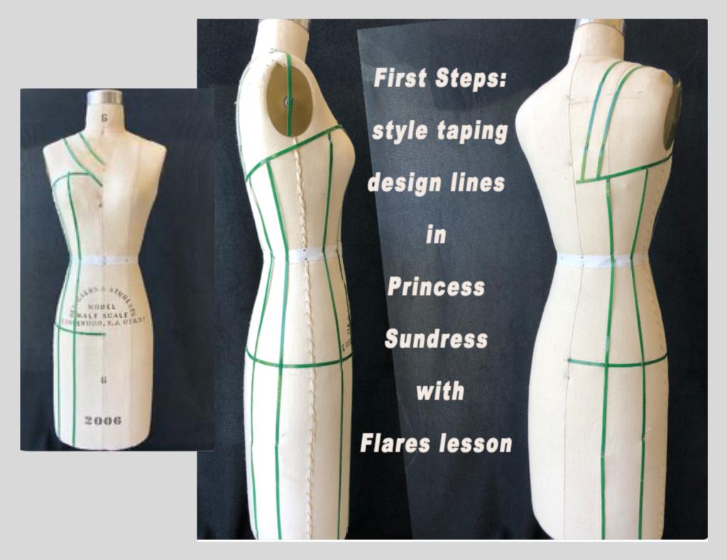 style taping the dress form