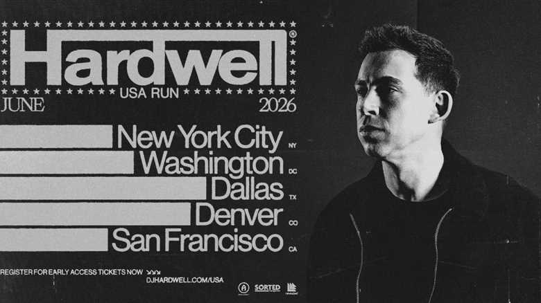HARDWELL CONFIRMS FIVE-CITY NORTH AMERICAN RUN FOR 2026