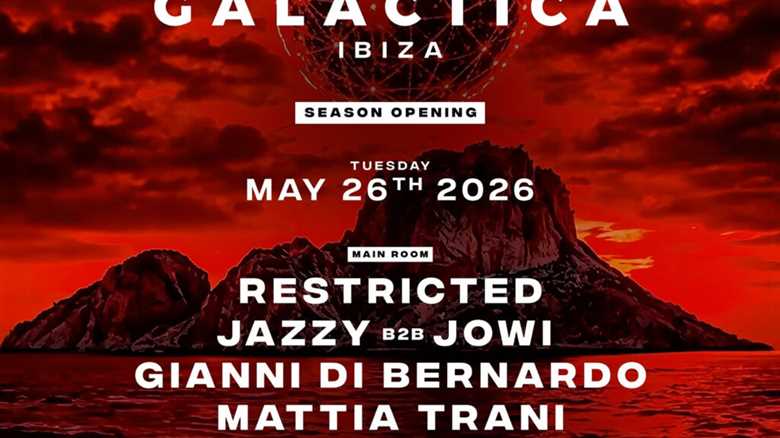 GALACTICA Launches First Ibiza Residency at Eden with Restricted, Jazzy b2b Jowi and More