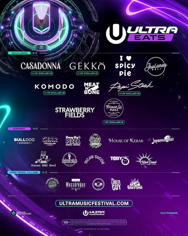 Ultra 2026 Announces Set Times, Swedish House Mafia, #ULTRALIVE and More